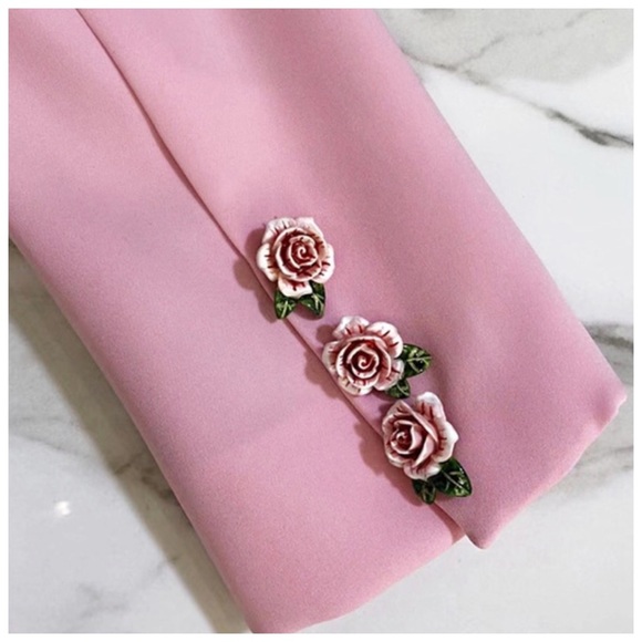 Gorgeous Pink Blazer Jacket The Jossee - Picture 8 of 9